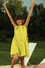 Tulip dress pink - Redish-Pink