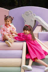 Pink Blossom Twirl Dress