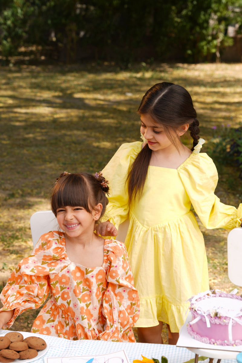 Orange Blossom Princess Dress