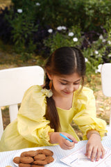 Yellow Blossom Princess Dress