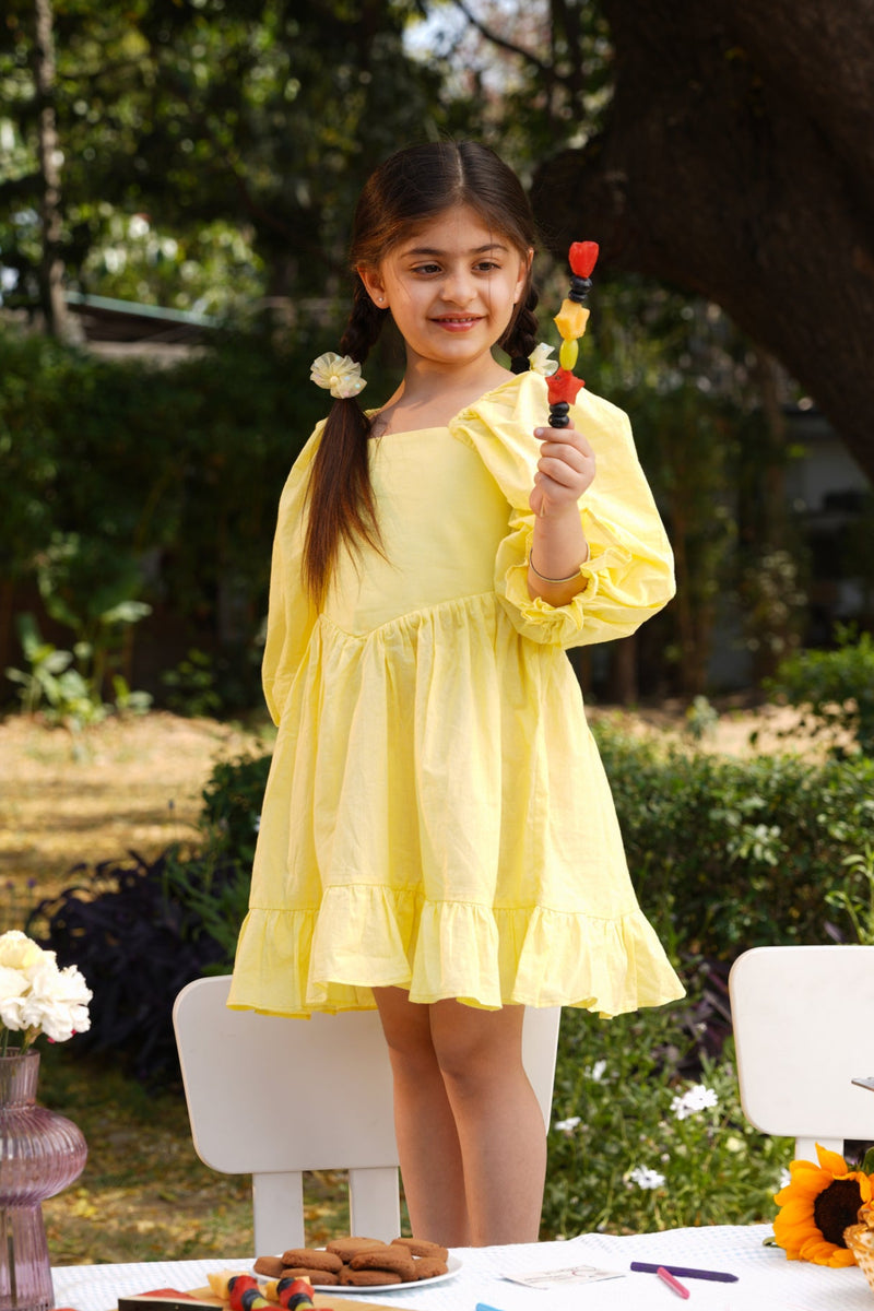 Yellow Blossom Princess Dress
