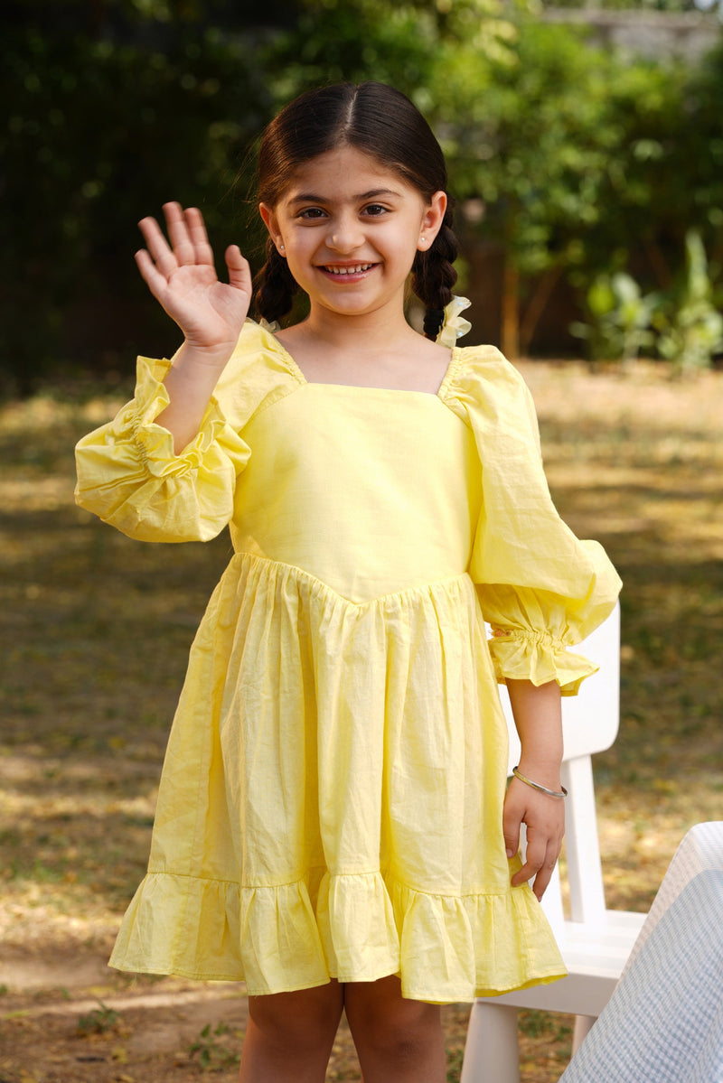 Yellow Blossom Princess Dress
