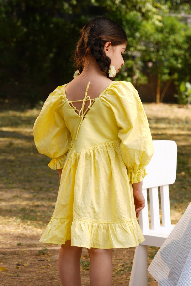 Yellow Blossom Princess Dress