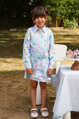 Sugar Pop Florals Shirt Dress