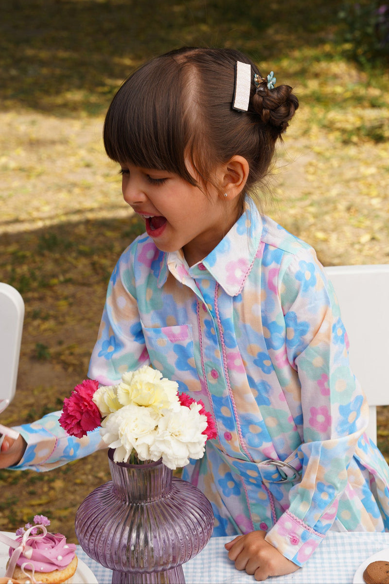 Sugar Pop Florals Shirt Dress