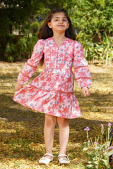 Pink Meadow Ruffle Dress