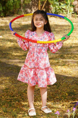 Pink Meadow Ruffle Dress