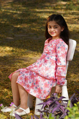 Pink Meadow Ruffle Dress