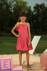 Tulip dress pink - Redish-Pink