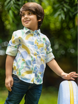 Doodle Maze Shirt- Purple Punch